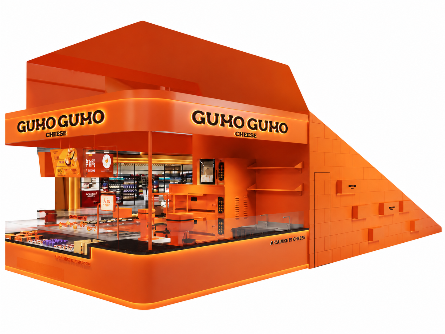 GUMO GUMO 店面设计效果图